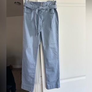 White House Black Market Tie Front Jeans